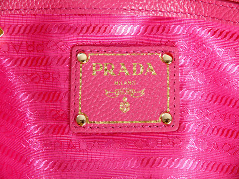 2014 Prada nylon jacquard shoulder bag BR4992 Rose - Click Image to Close